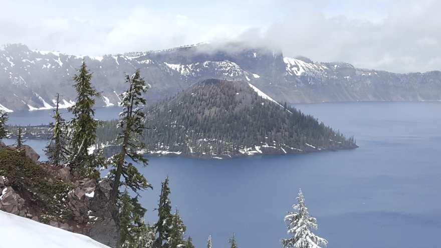 crater lake and wizard usland
