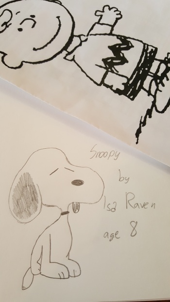 snoopy by Isa age 8